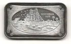 1975 Normark Mint Gasparilla 1oz 999 Silver Bar TAMPA FLA. ONLY 500 MINTED RARE