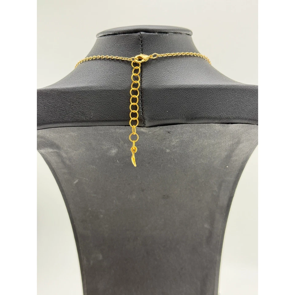 Michael Vincent Michaud 18K Gold Plated Shell Pendant Necklace - Image 3 of 3