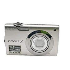 Nikon COOLPIX S3000 12MP Digital Camera - Powers On - Lens Issue - For Parts/Rep