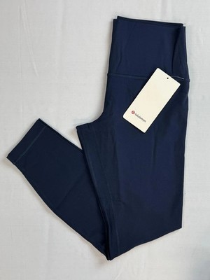 NEW lululemon Align  High-Rise Yoga Pant 25'' True Navy. Size 8. NWT