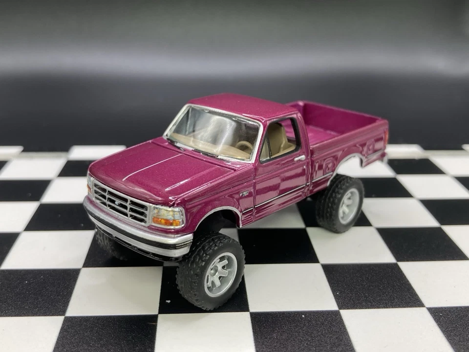 1993 Ford F-150 Lifted 4x4 Truck 1/64 Diecast Custom Johnny Lightning Pickup - Image 2 of 4