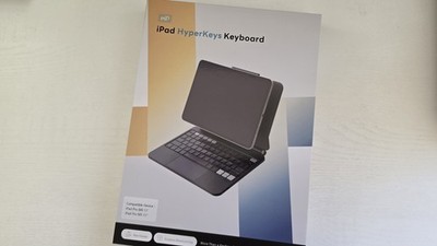 eiP HyperKeys Keyboard iPad Pro M4 M5 11'' Backlit Trackpad Custom Shortcut Keys