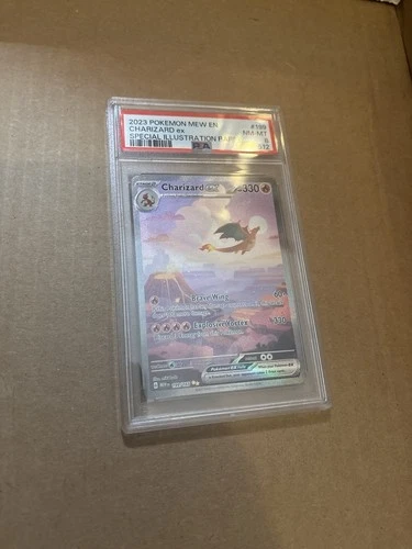 Charizard EX 199/165 Scarlet & Violet 151 Series Special Illustration Rare PSA 8
