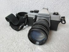 Vintage Praktica MTL 50 35mm SLR Camera, Silver & Black