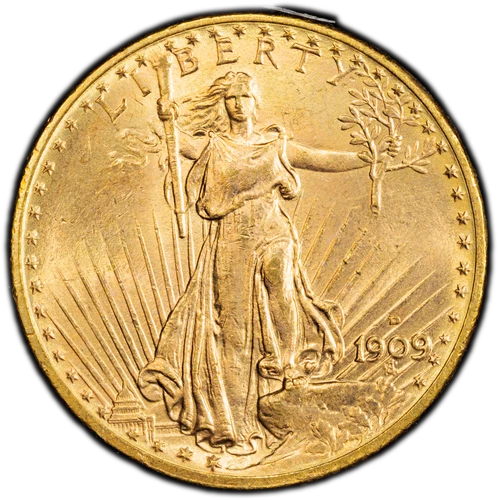 1909-D $20 Saint Gaudens PCGS MS64