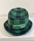 Chicago Blackhawks ST PATRICK'S DAY Fedora Hat Green Plaid Adult Mens Womens NEW — photo 2