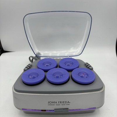 John Frieda Smooth Waves Body Shine 5 Jumbo Velvet Hot Rollers 2'' JFHS5 No Clips