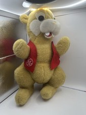 Vintage GE General Electric Promotional Plush Bear Animal Fair Inc Minneapolis