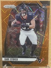 2024 Panini Prizm - Orange Lazer Prizm #318 Cade Stover Rookie Houston Texans