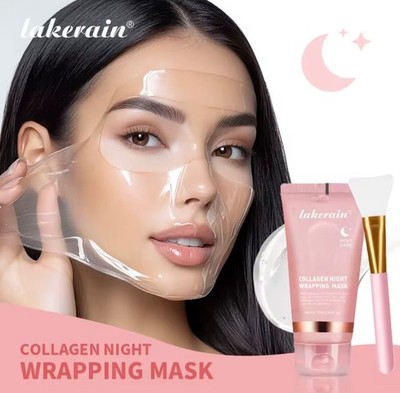 Collagen Wrapping Mask And Brush Set