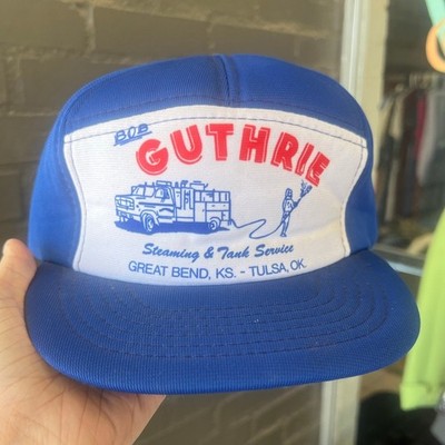 Vintage 80s Guthrie Tulsa OK snapback hat 