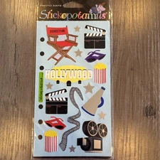 NEW, Vintage Stickopotamus Hollywood Photo Safe Stickers