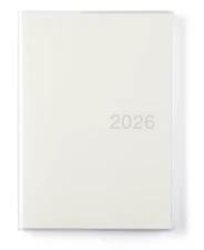 Muji 2026 Monthly Daily Planner  White  2025.12 start  A5