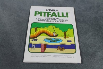 Pitfall!  Atari 2600 Video Game - Anleitung