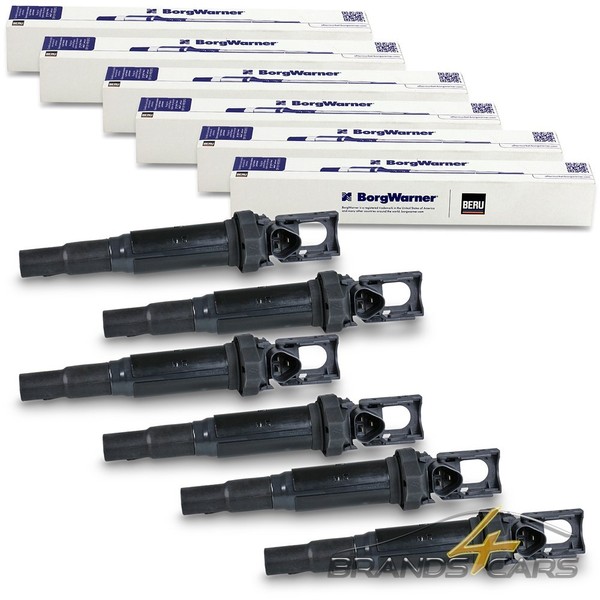 6X Beru ZÜNdspule FÜR Bmw Bmw 1-ER E81 F20 3-ER E90 F30 5-ER E60 F10 7-ER X3 X5-image