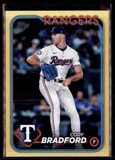 2024 Topps Gold Foil Cody Bradford Texas Rangers US331