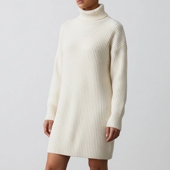 Turtleneck White Sweater Dresses for sale | eBay