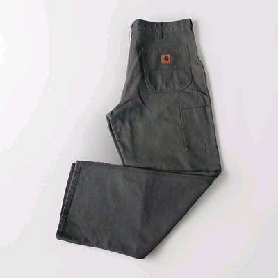 Carhartt Men's Work Pants 36x32 Loose Fit Olive Green Durable BN0011-M 