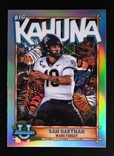 2022 Bowman Football University Chrome Sam Hartman The Big Kahuna #TBK-14 SP