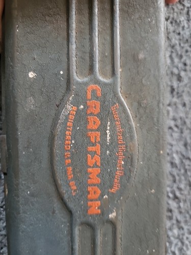 Vintage Craftsman Pocket 1/4" Dr Original Metal Box - Picture 2 of 11