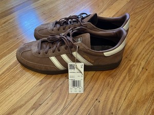 Adidas Spezial Handball Hombre NUEVO CON ETIQUETA talla 13 Marrón con Suela Oscura Raro