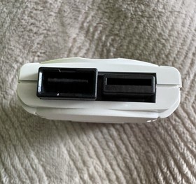 Sega Dreamcast Visual Memory Unit Card (VMU HKT-7000) Light Gray/White - Tested