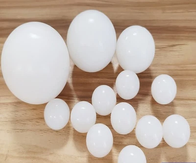 Weiße massive Silikonkugel hüpfende hüpfende Kieselsäure Gel Kugeln  Ø 1mm-160mm - Bild 1 von 4