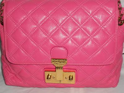 ピンクベアー♡ MARC JACOBS Marc Jacobs The Single Baroque Pink Quilted Leather Flap