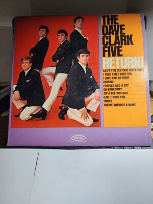 THE DAVE CLARK FIVE RETURN LN-24104 / EPIC RECORDS MONO GOOD R65