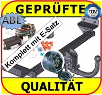 AHK + Elektrosatz ES7 Abnehmbar FüR Hyundai IX35 2010- AnhäNgerkupplung Vertikal
