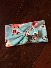 Handmade Baby Headband Floral Size 0-3months