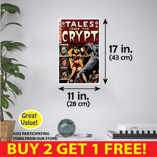 Tales from the Crypt POSTER MULTI. FORMATS PAPER CANVAS VINYL POSTCARD STICKER - Picture 11 of 19