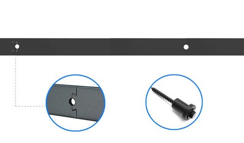 1.6M/1.8M/2M/2.4M/2/6M/2.8M/3M/3.2M/3.4M/3.6M/4M Anchor Style Barn Door Hardware - Picture 5 of 7