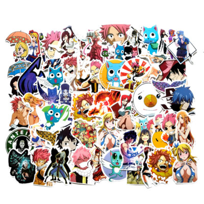 Vinyl Aufkleber Sticker Deko 60 Stück für Fairy Tail Fans