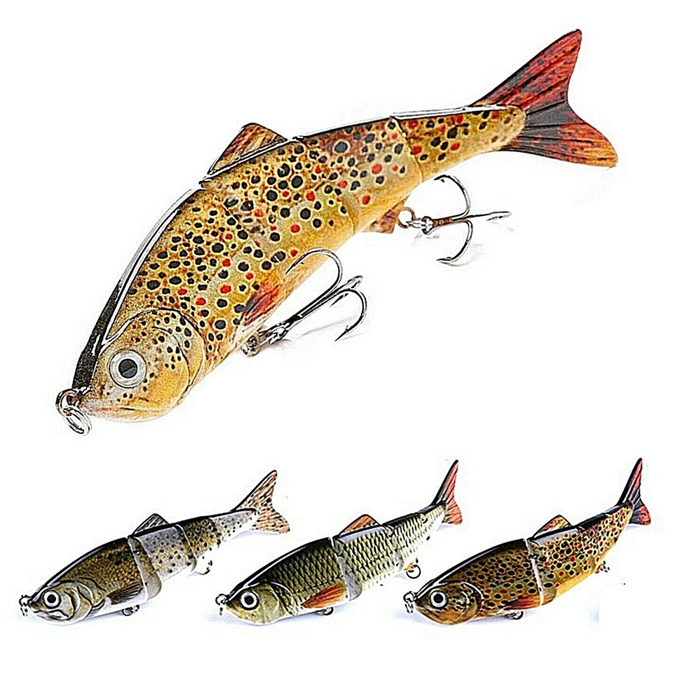 Wobbler Köder Crankbait Angelköder für Forelle Döbel Hecht Zander Barsch Wels  - Bild 2 von 4