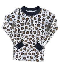 Hanna Anderson Leopard Pajama Top Kids Size 5t Animal Print Leopard Pj  