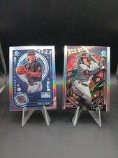 Jackson Holliday 2024 Bowman  LOT OF 2 Chrome AI & Power Up RC Orioles Inserts🔥
