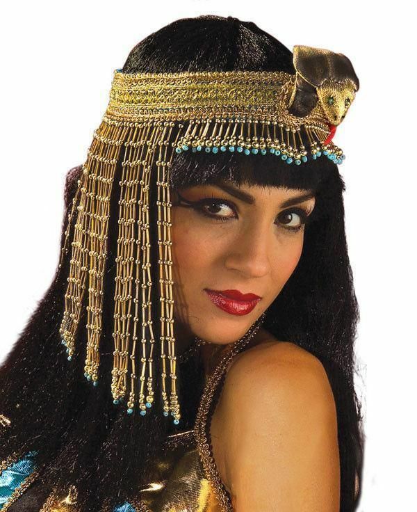 beaded head dress Metal Ball Beaded Headband, Beige