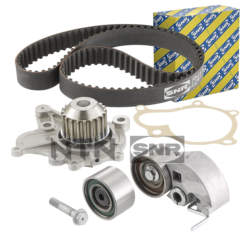 Kit de distribution SNR KDP470.240 avec pompe à eau en acier pour une étanchéité absolue
