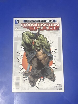 Frankenstein Agent Of S.H.A.D.E. 0 Creature Commandos Appearance DC COMIC 2011