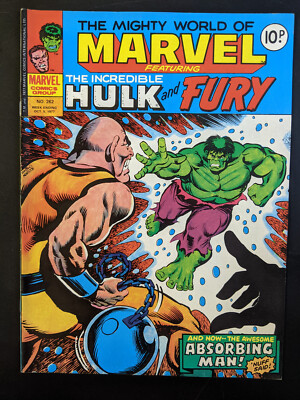 The Mighty World of Marvel Comic #262 October 5th 1977, Marvel UK