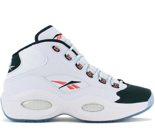 Reebok Question mid Men's Sneaker White GW8857 Sports Basketball Shoes New - Picture 1 of 6