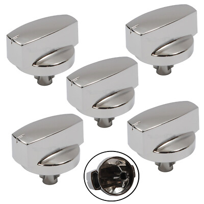 Belling 444445412 Backofen Herd Knopf Funktionssteuerschalter Silber Knöpfe x 5