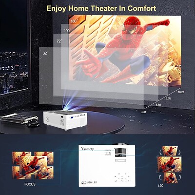 Ysametp Mini Projector | eBay