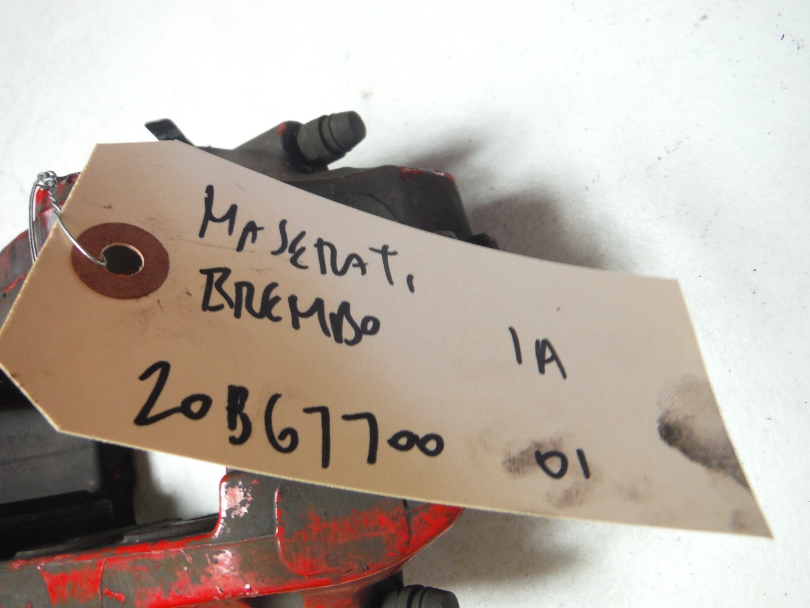 2014-2019 Maserati Ghibli SQ4 Brembo Driver Left Rear Brake Caliper OEM 20B67700