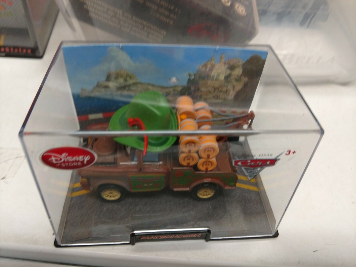 Disney Store Cars 2 Die Cast Collector Case Materhosen Mater 1:43