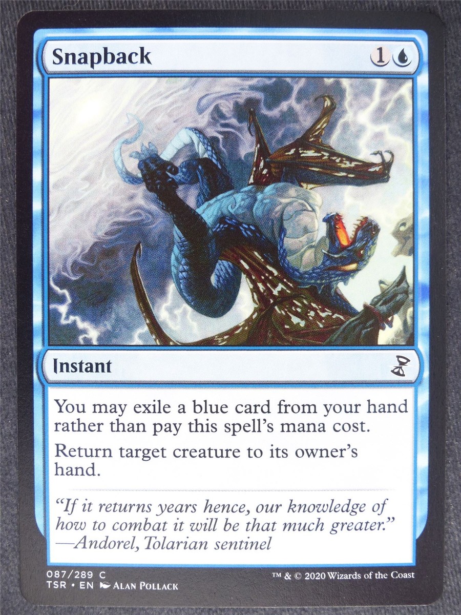 Snapback Remastered Mtg Magic Cards #W9 UK