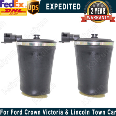 2PCS Rear Air Suspension Spring Bags For Ford Crown Victoria & Lincoln Town Car