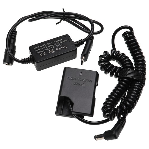 Vhbw accoppiatore CC adattatore alimentazione compatibile con Nikon D800, Z5, D800E, D850, D810a, Z7, Z6 alimentatore fotocamera | Leroy Merlin