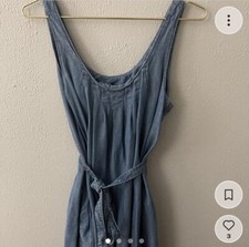 Women’s Gap Blue Jean Short Dress Small Free Shipping